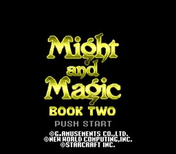 Might and Magic - Book II (Japan) screen shot title